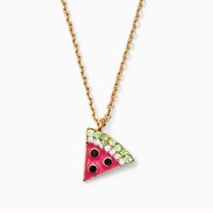 Kate Spade Picnic Perfect Watermelon Slice Necklace 🍉